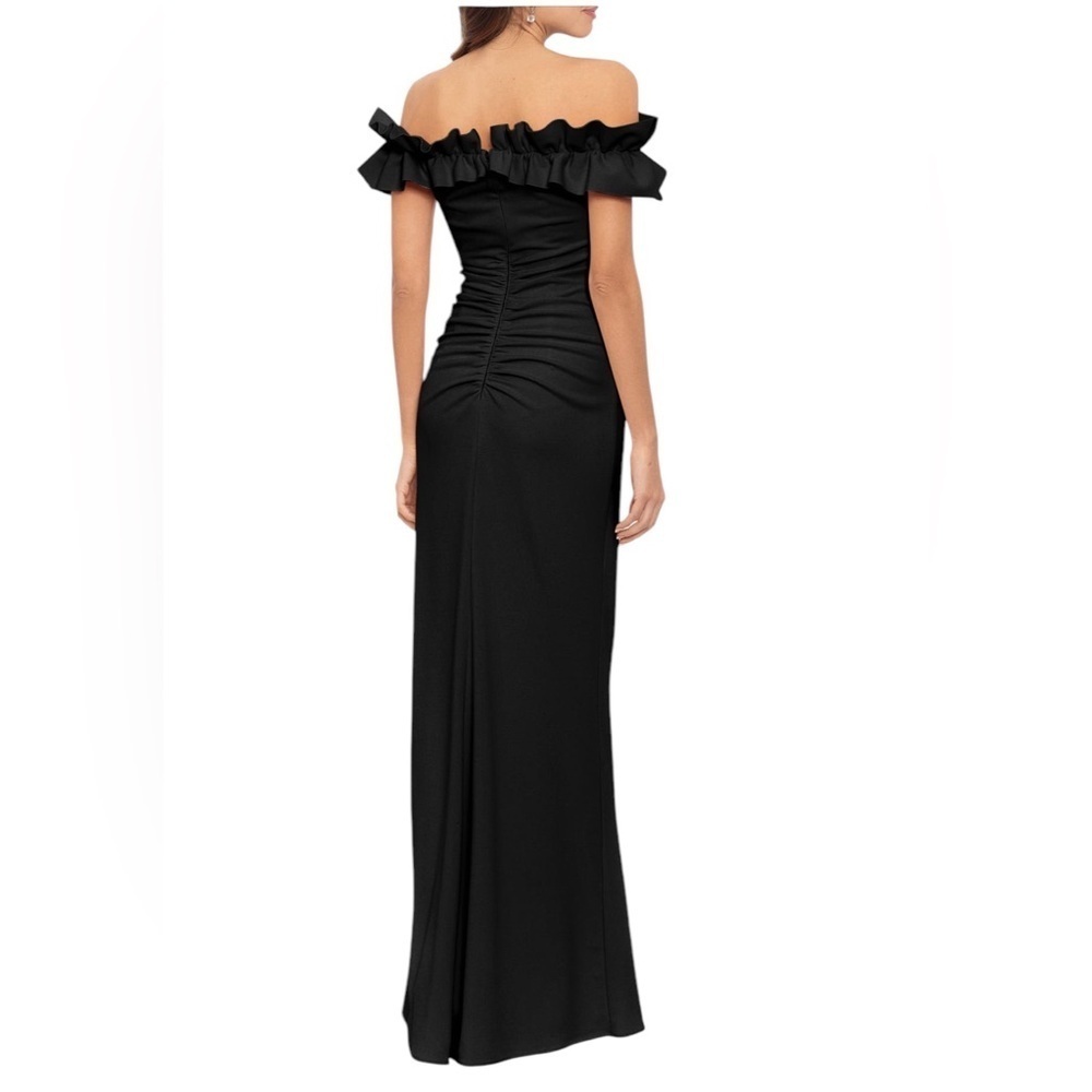 Xscape Evenings Ruffle Off the Shoulder - Picture 7 of 7